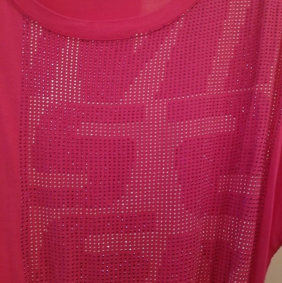 Miss Sixty Pink rhinestones short dress size S - Picture 2 of 3